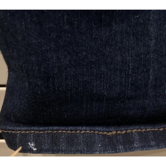 New York & Company size 12 Mid Rise Straight Leg Dark Blue Jeans Size 12 Petite - Picture 9 of 9